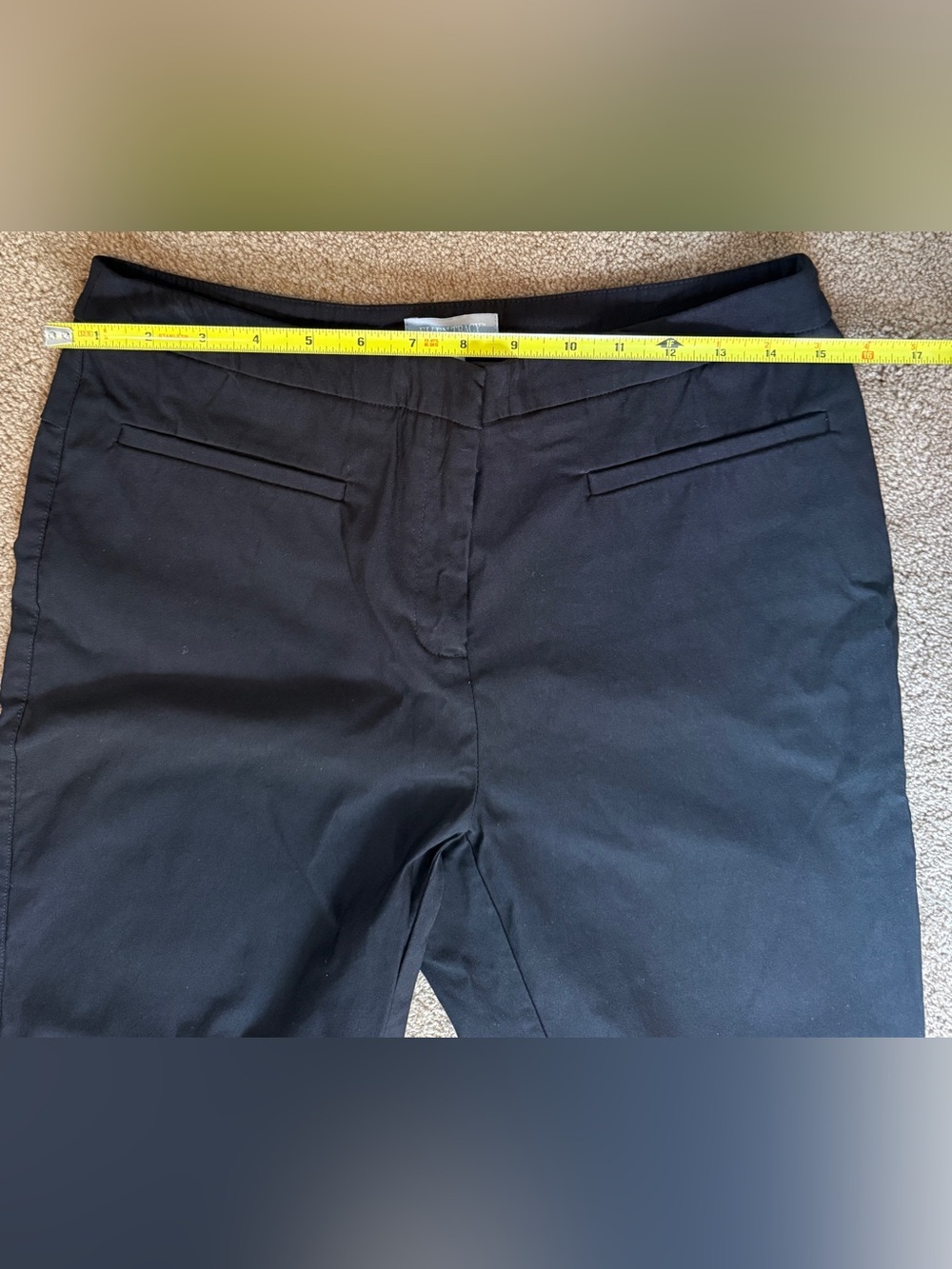 Ellen Tracy Tailored Black Ankle Pants size 8 - Picture 3 of 7